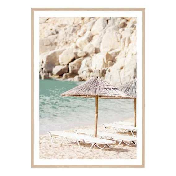 Island Haven Framed Print in 62 x 87cm