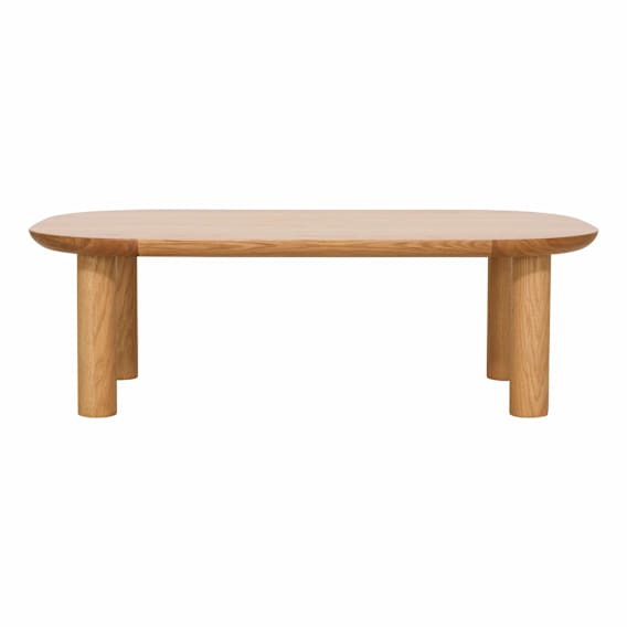Jacob Coffee Table 120cm in Oak Clear