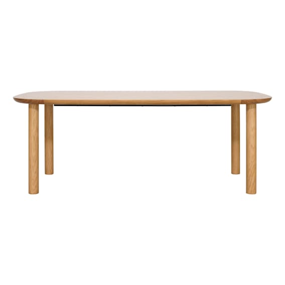 Jacob Dining Table 210cm in Oak Clear