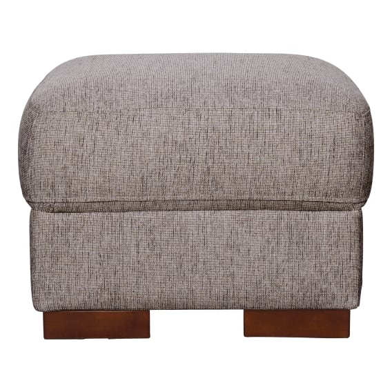 Johnson Small Ottoman in Rome Bark