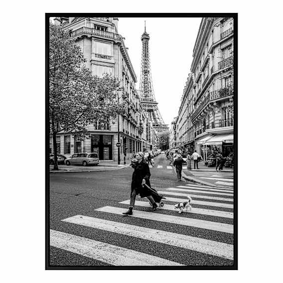 La Tour Eiffel Box Framed Canvas in 63 x 93cm