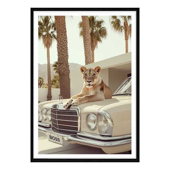 LA Reign Framed Print in 61 x 84cm