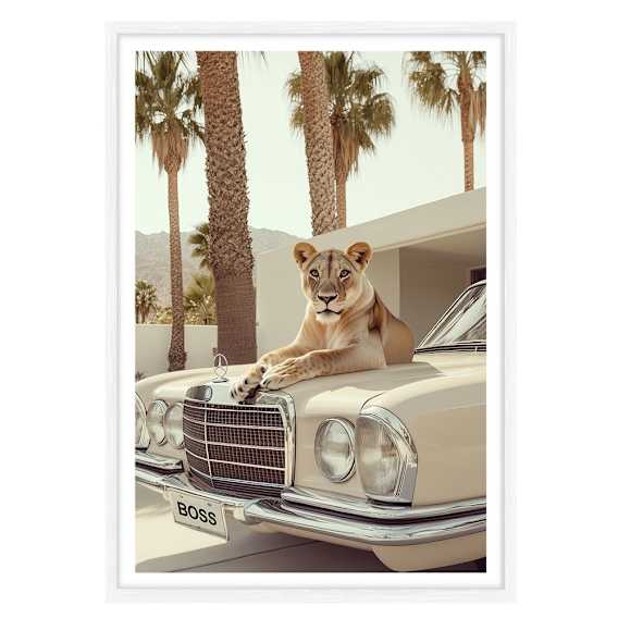 LA Reign Framed Print in 61 x 84cm