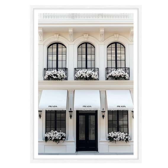 Lanvin House Framed Print in 84 x 118cm