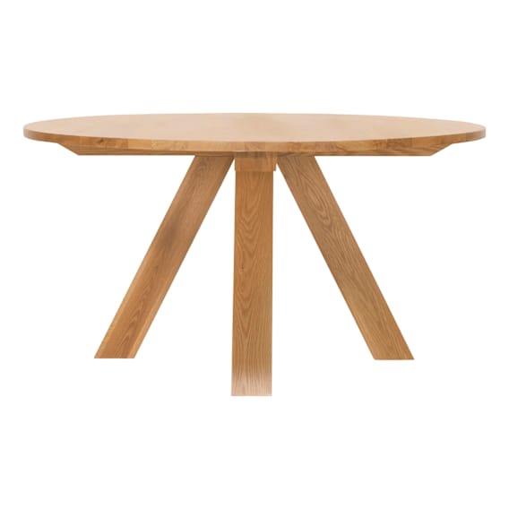 Leola Round Dining Table 150cm in Sandblast Oak