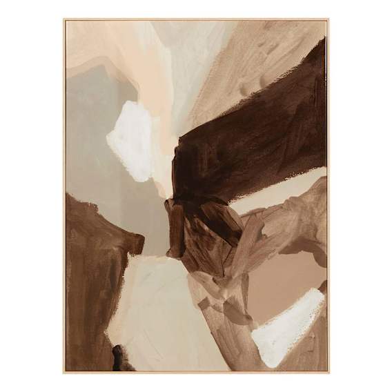 Lincoln Nutmeg 1 Box Framed Canvas in 75 x 100cm