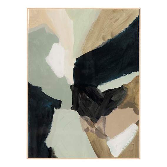 Lincoln Ocean 1 Box Framed Canvas in 75 x 100cm