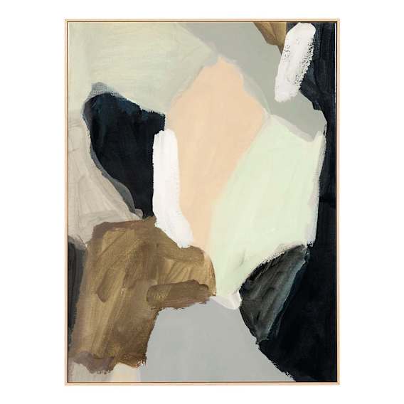 Lincoln Ocean 2 Box Framed Canvas in 75 x 100cm