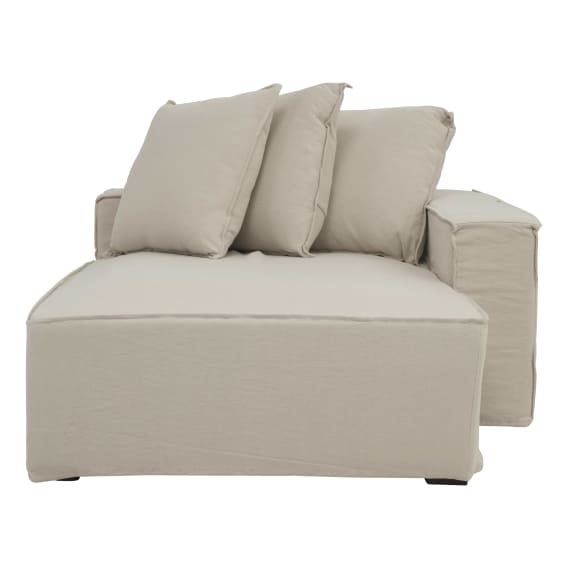 Loft Sofa Chaise RHF in Faye Beige