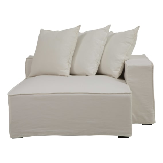 Loft Sofa Chaise RHF in Faye White