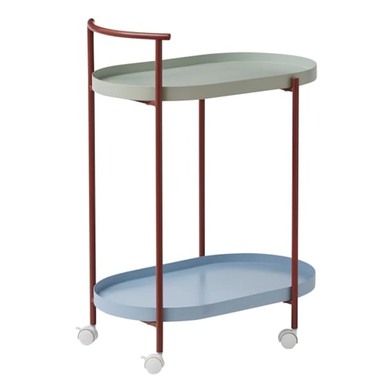 Louisiana Bar Cart 61x82.5cm in Multi