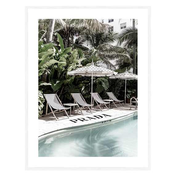 Luxe Hotel Framed Print in 84 x 118cm