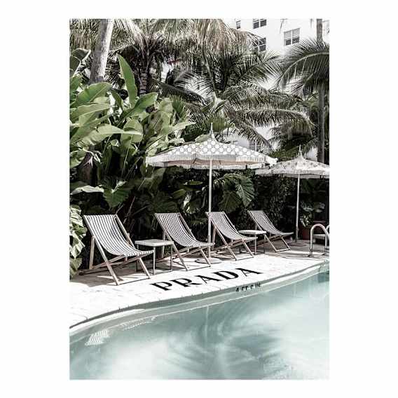 Luxe Hotel Framed Print in 95 x 133cm