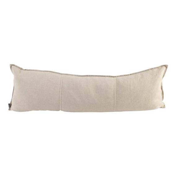 Luca Feather Fill Lumbar Cushion 120x40cm in Natural