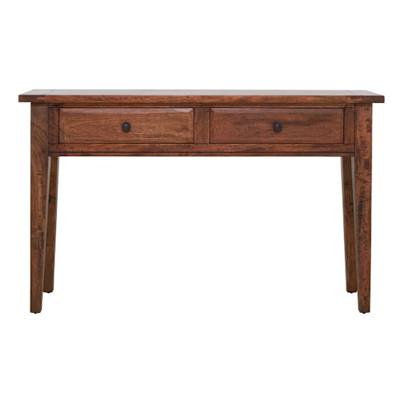 Mango Creek Console 140cm in Rustic Chocolate