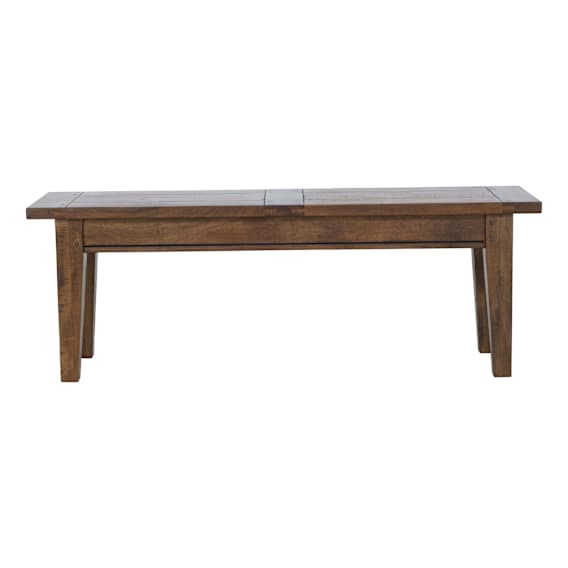 Mango Creek Bench 170cm (For 210 Dining Table) in Rustic Chocolate