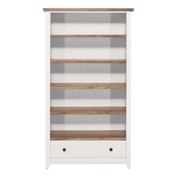 Mango Creek Shelf Unit in White / Clear