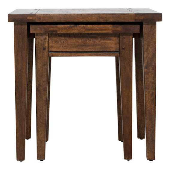 Mango Creek Nest of Tables in Rustic Chocolate