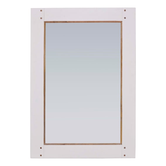 Mango Creek Mirror 70x100cm in White / Clear