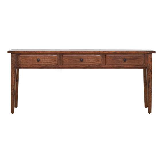 Mango Creek Large Console 194cm in Rustic Chocolate
