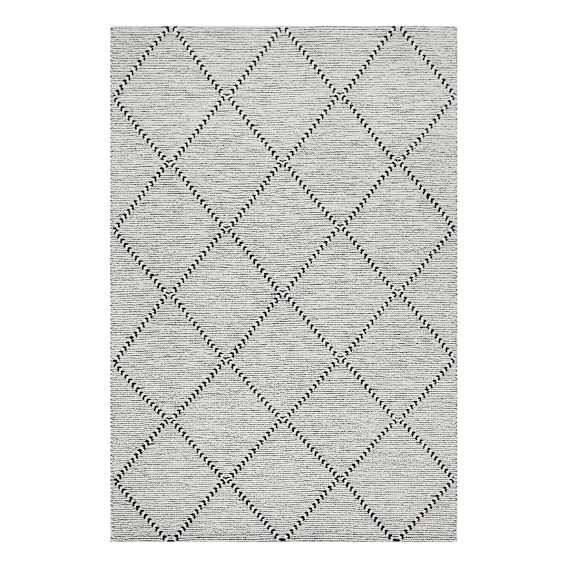 Maison Jasmin Rug 155x225cm in Black/Off White