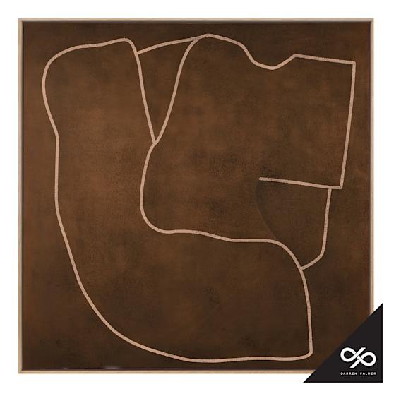 Maze Box Framed Canvas in 123x123cm