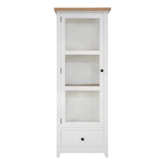 Mango Creek Single Display Unit in White / Clear