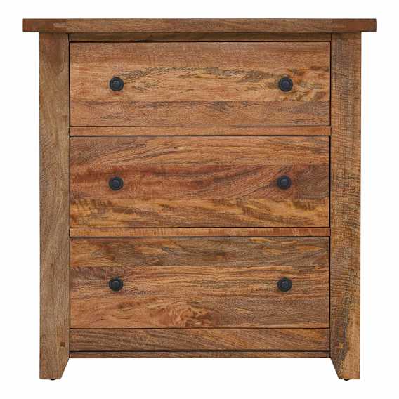 Mango Creek 3 Drawer Dresser in Clear Lacquer