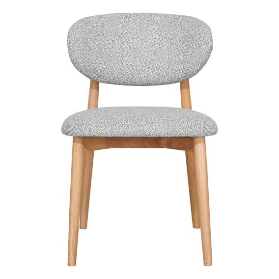 Malfa Dining Chair in Cobble Grey / Clear