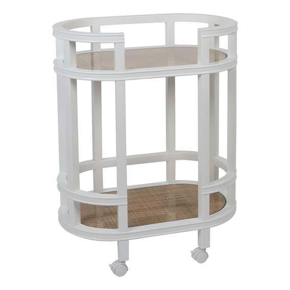 Maui Bar Cart 62x80cm in White