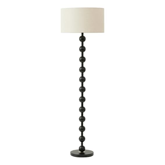 Mayer Floor Lamp 45x153cm in Black / Natural