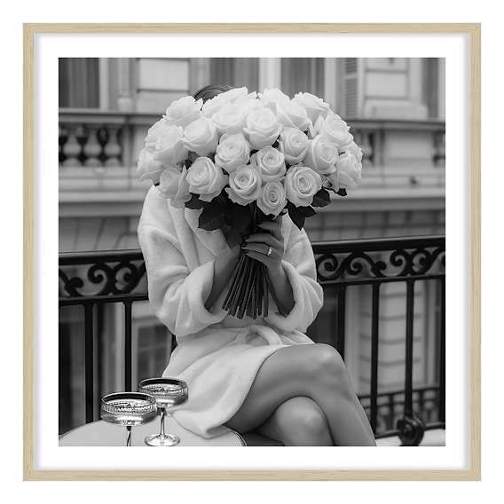 Madeline Framed Print in 95 x 95cm