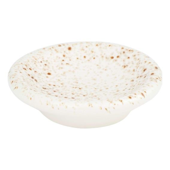 Massimo Dish Small 15x4cm in Ivory / Brown