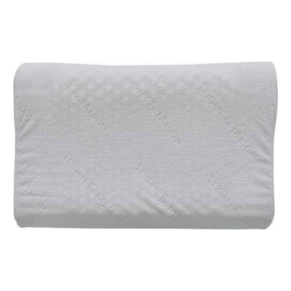 Memory Foam Sculptured Pillow 70x36cm in White