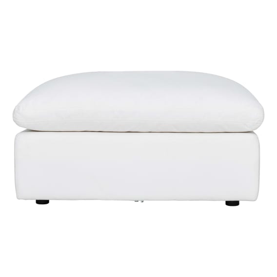 Mimi Ottoman in Barbury Pearl