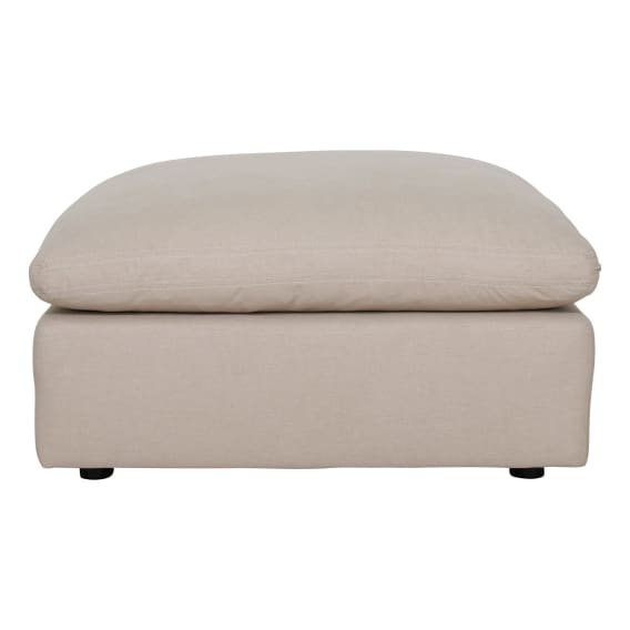 Mimi Ottoman in Barbury Beige