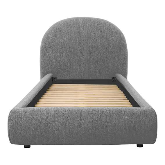 Millie Single Bed Frame in Het Cement