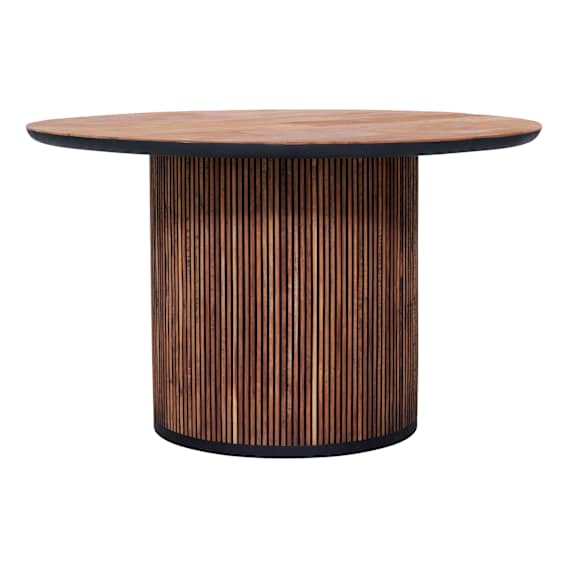 Monaco Round Dining Table 130cm in Reclaimed Teak