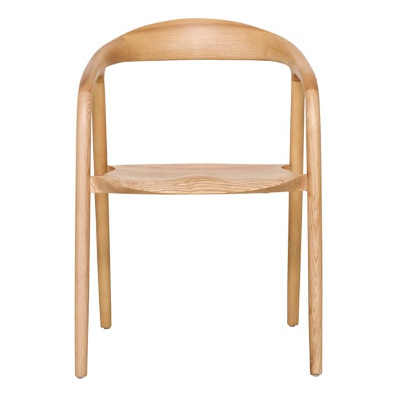 Moreno Carver Dining Chair in Ash Natural