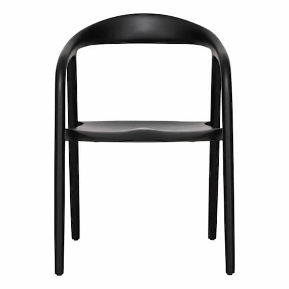 Moreno Carver Dining Chair in Ash Black