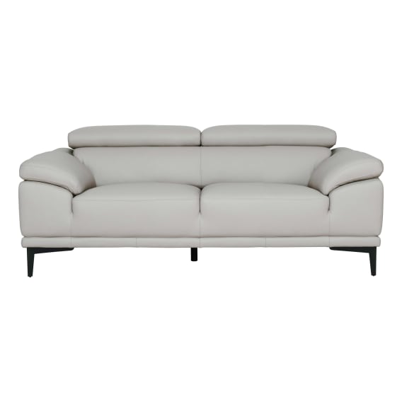 Monroe 2 Seater Sofa in Alpine Leather Beige