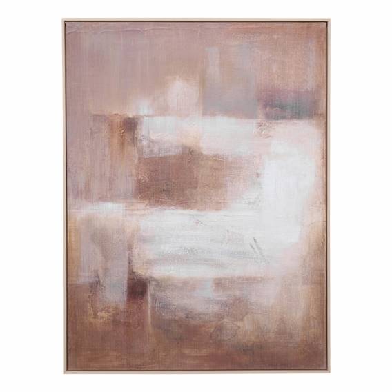 Mocha Melodies Design 2 Box Framed Canvas in 90 x 120cm
