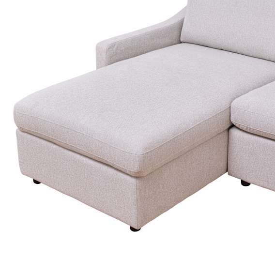Sofa Bed with Chaise Material and Finishes