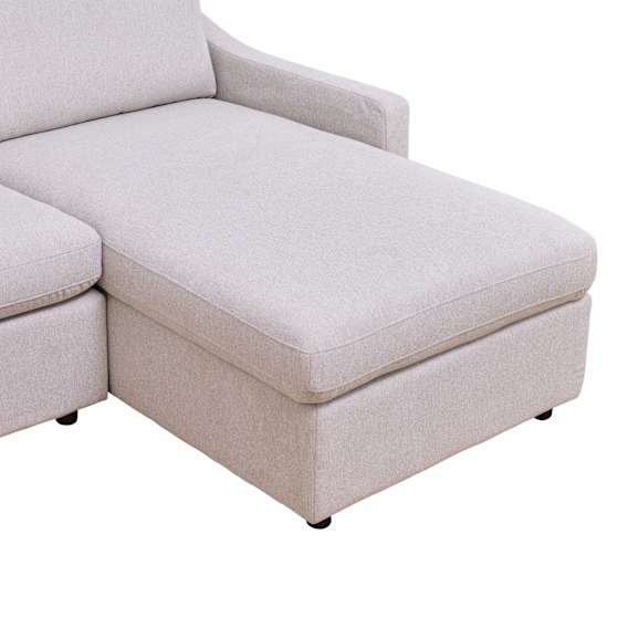 Sofa Bed with Chaise Material and Finishes