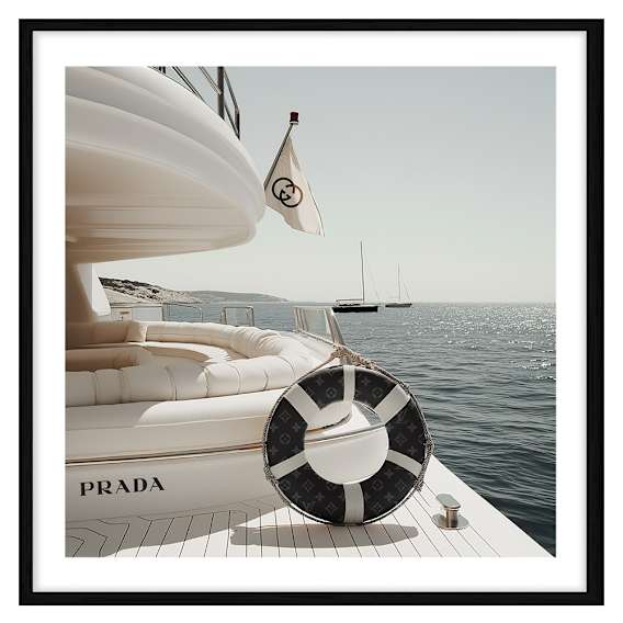 Mont Saint Framed Print in 103 x 103cm