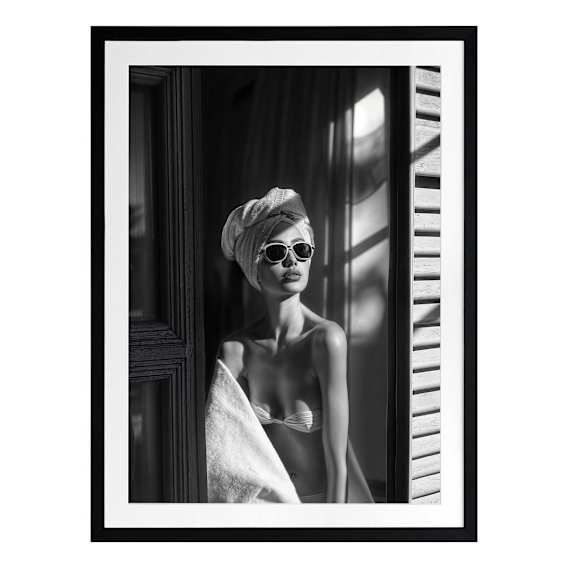 Morning Glow Framed Print in 68 x 84cm