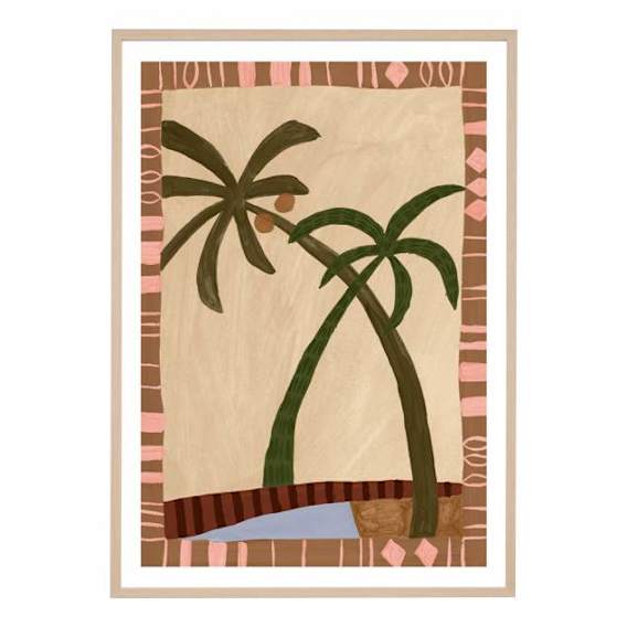 Modern Oasis 1 Framed Print in 33 x 45cm