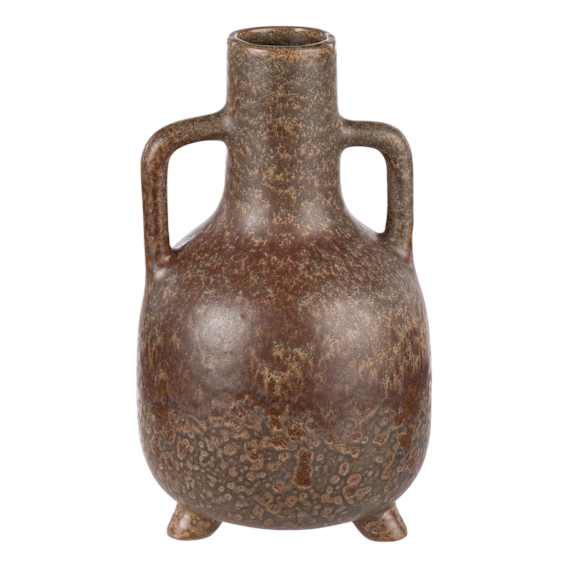 Mylo Vase 11x19cm in Reactive Brown