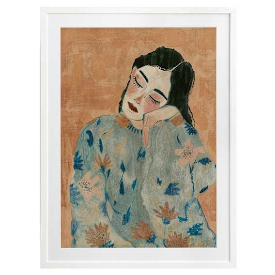 Naomi Framed Print in 55 x 70cm