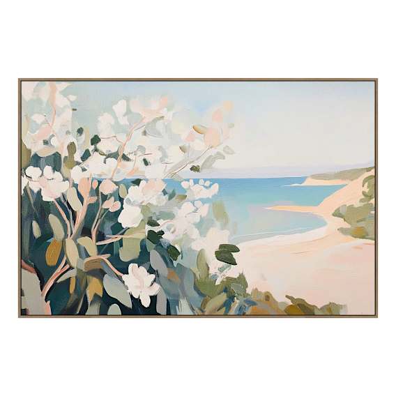 Native Coast Design A Box Framed Canvas in 120 x 80cm